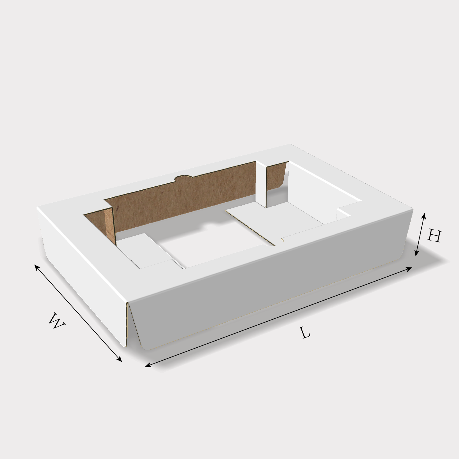  custom indented rectangular insertion base dieline size guidelines