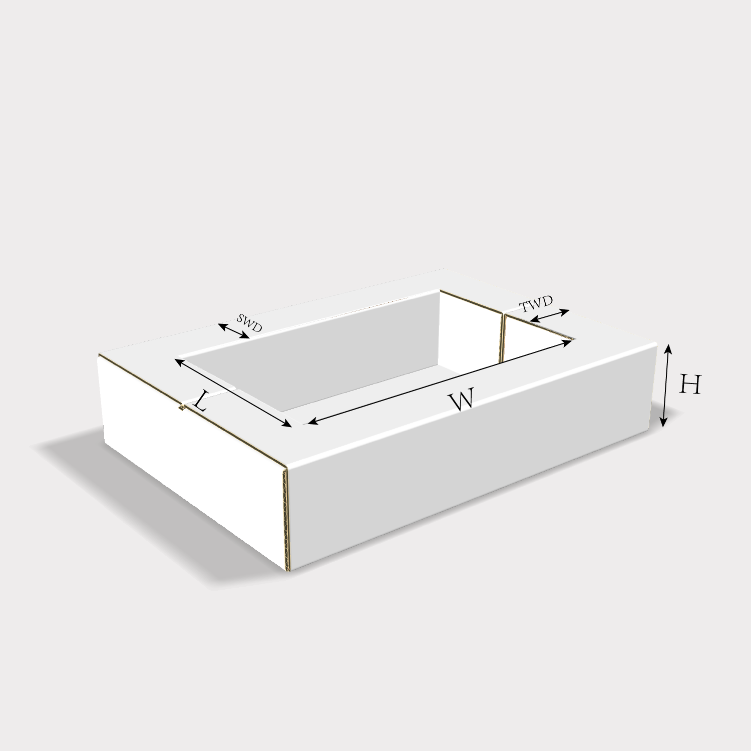 Custom Cushion Side Wall Insert Panel Dieline Generator custom cushion wall insertion panel dieline size guidelines