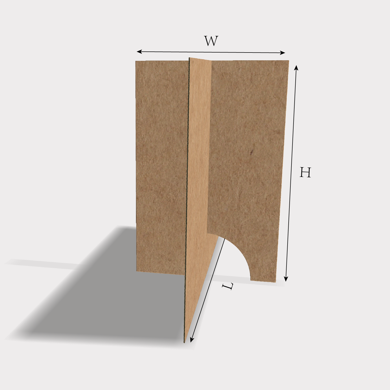  custom one piece plus shaped packaging divider size guidelines