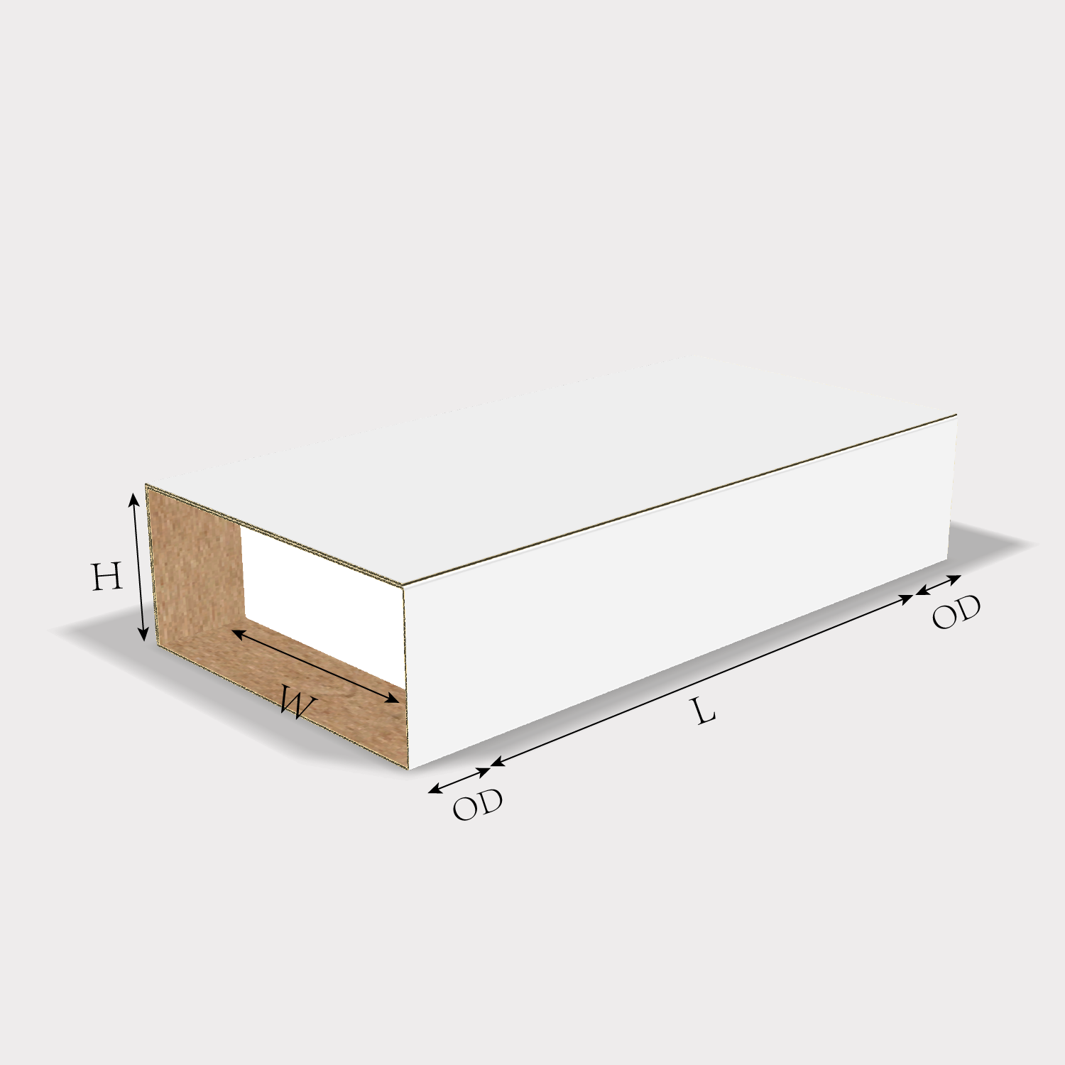  custom two end cushion buffer box insert size guidelines