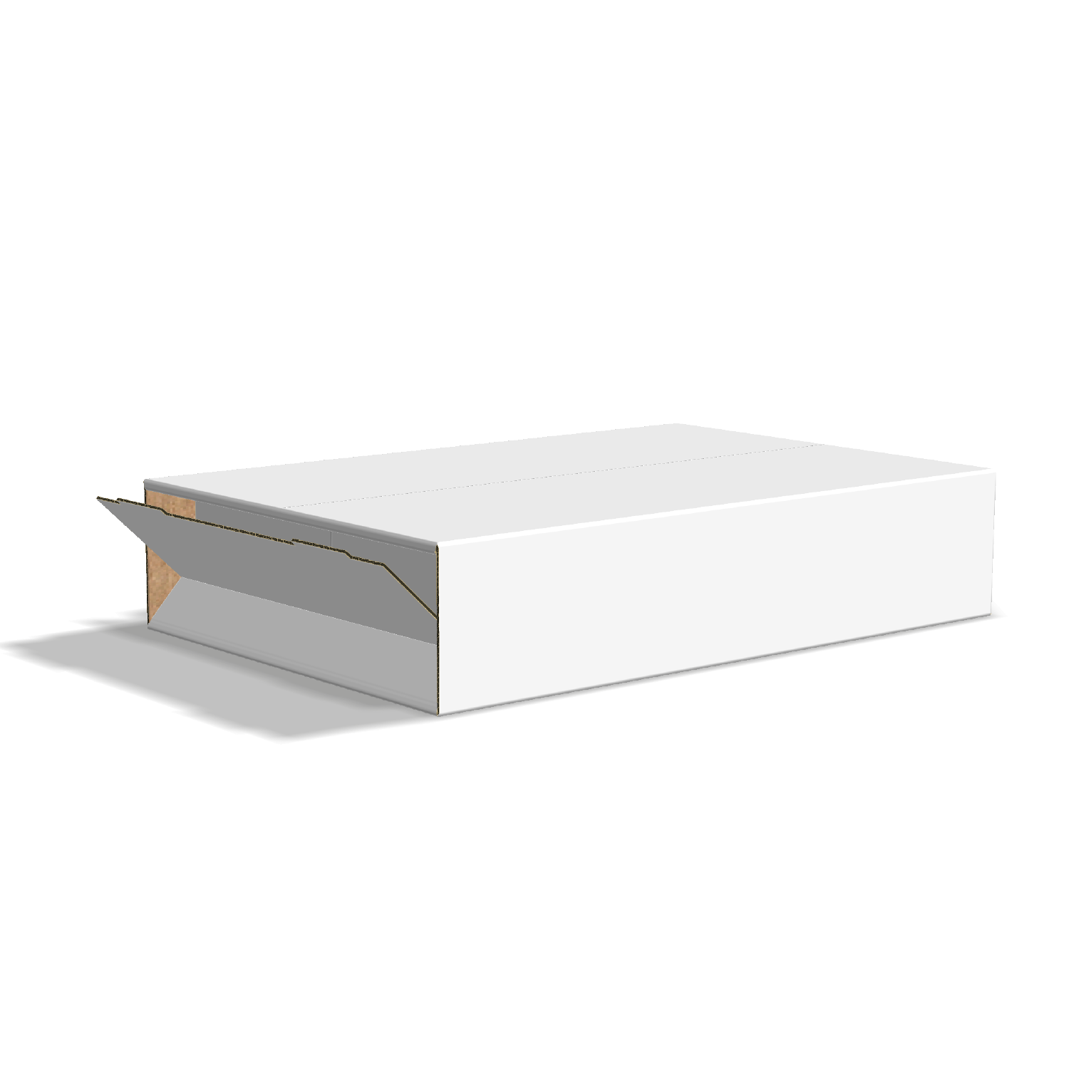  custom two ends tab closure box insert mockup