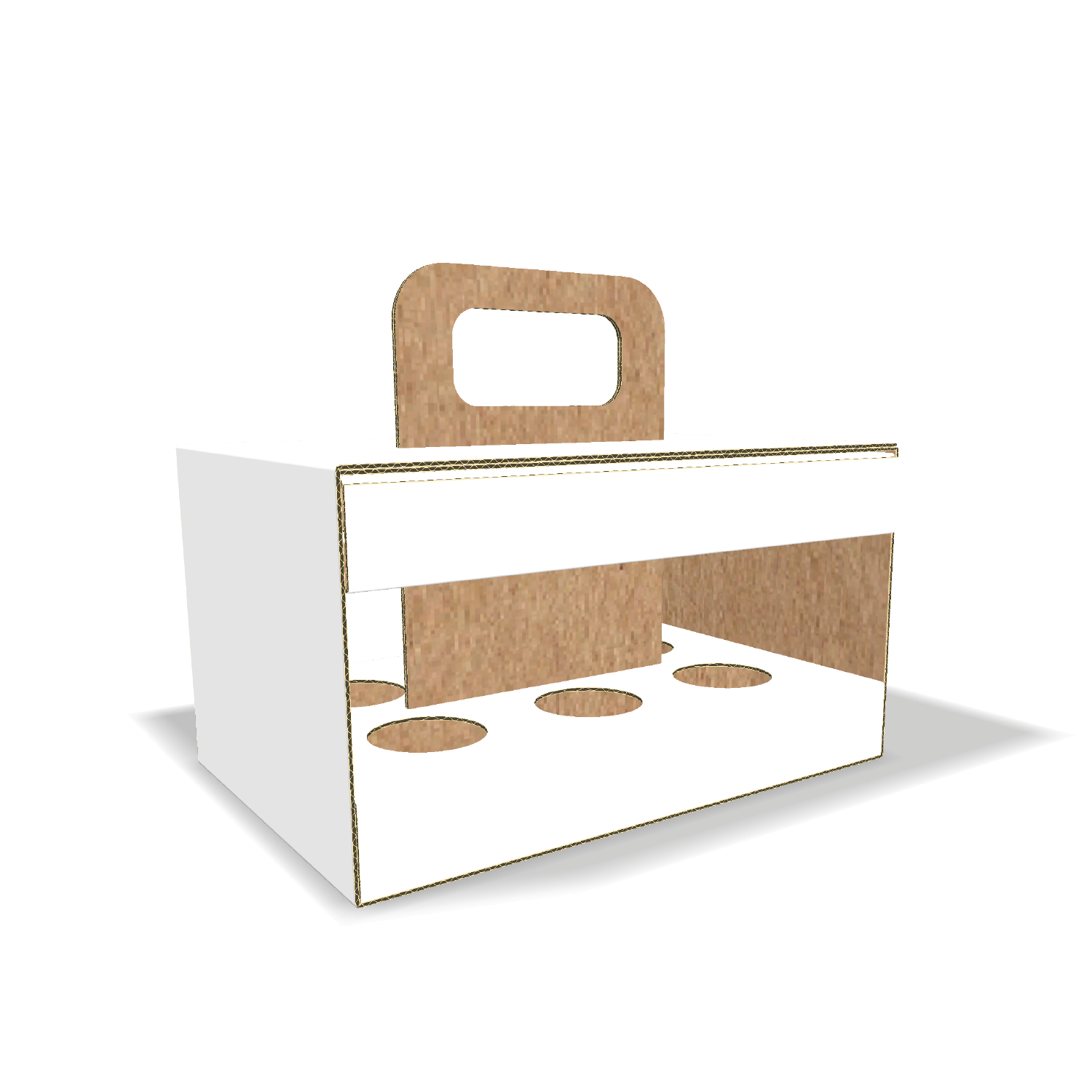  custom bottle carrier mockup