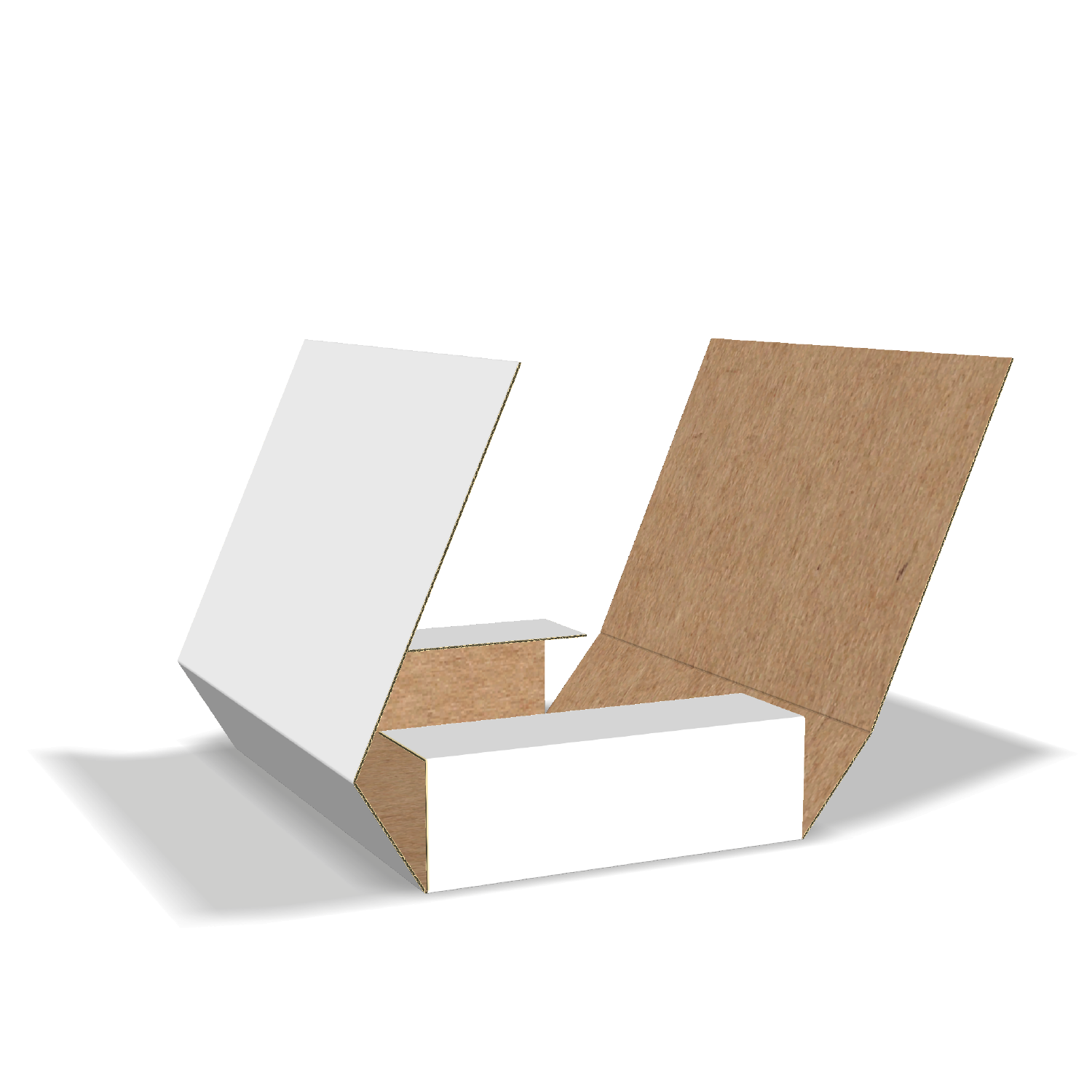  custom fefco 0407 type packaging insert mockup
