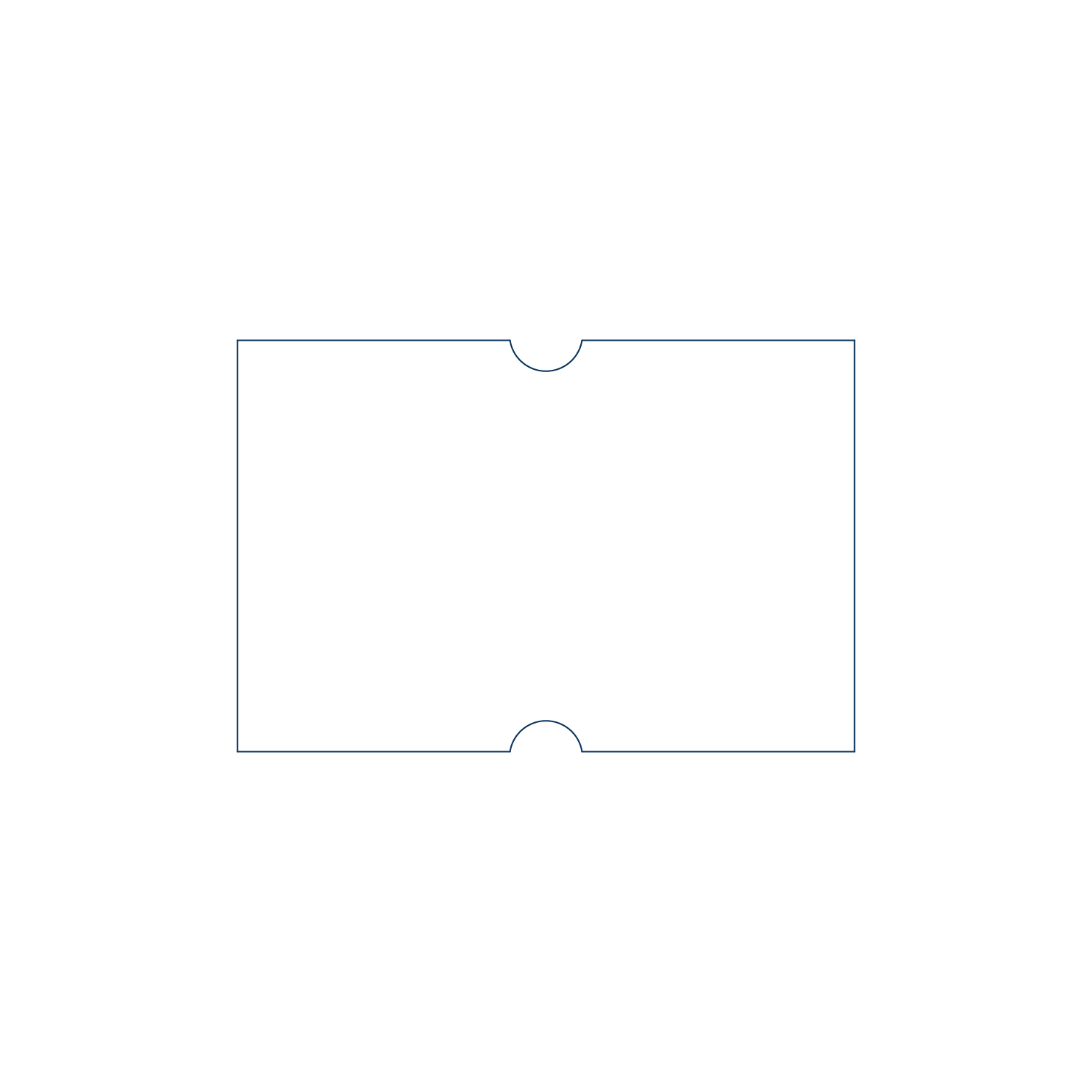  custom nail buckle insert dieline generated by cefbox online tool