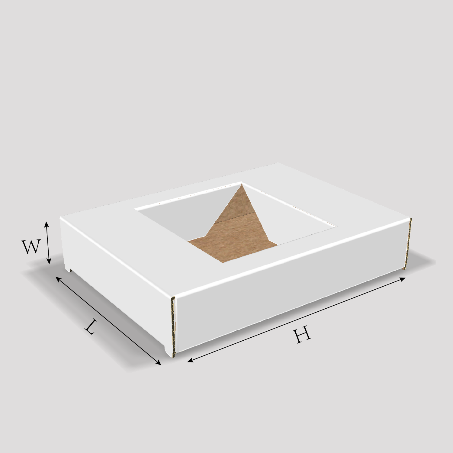 Custom Packaging Insert 23054 Dieline Generator custom insert type 23054 size guidelines