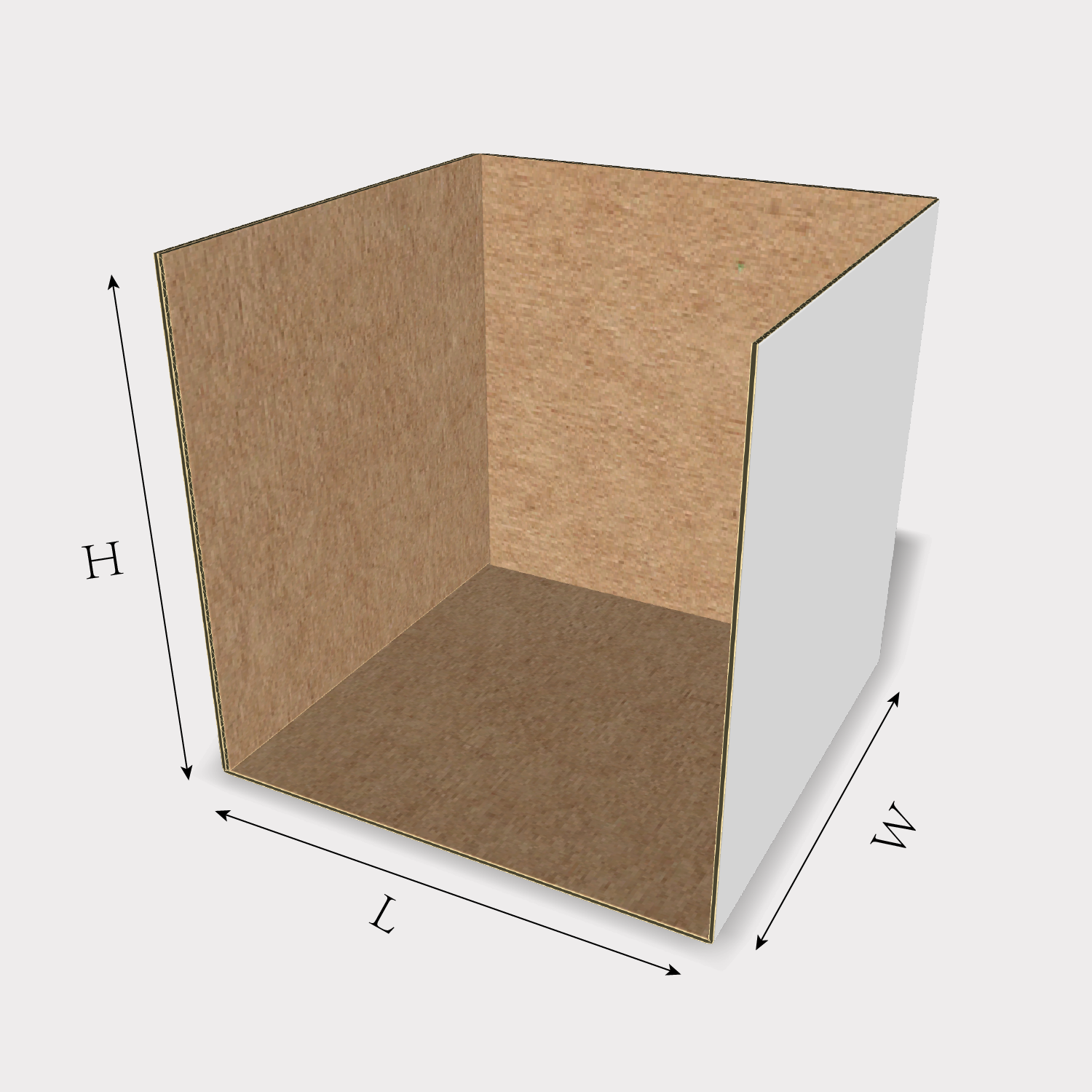 Custom Package Insert Dieline Generator -Type 23063 custom insert type 23063 size guidelines