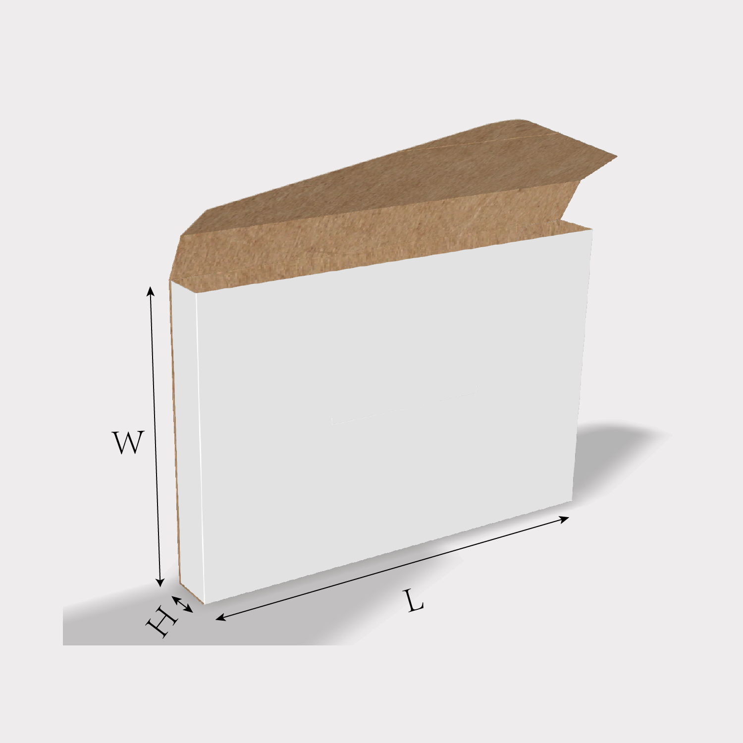Custom envelope package type 2144 size guidelines
