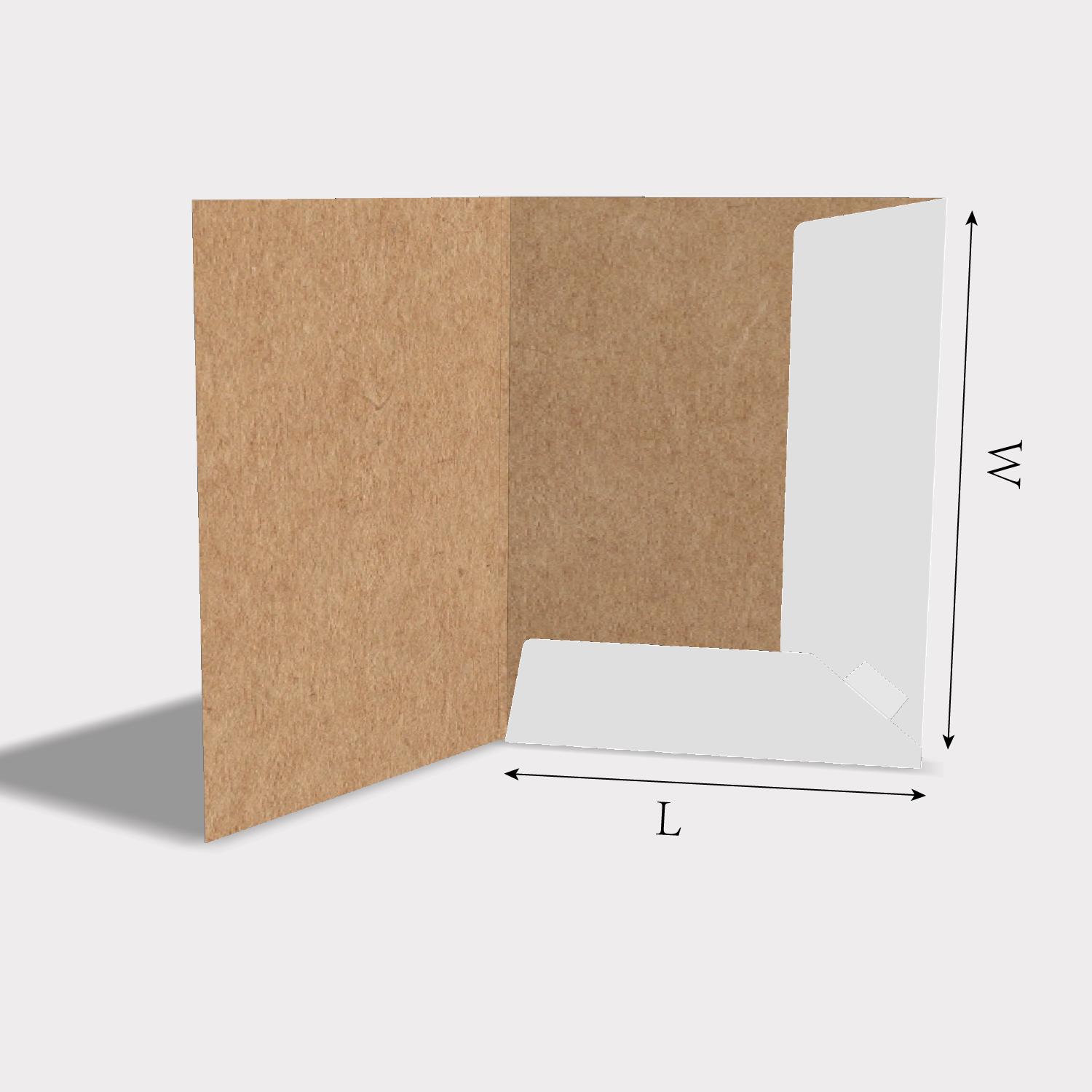 Custom envelope package type 2154 size guidelines