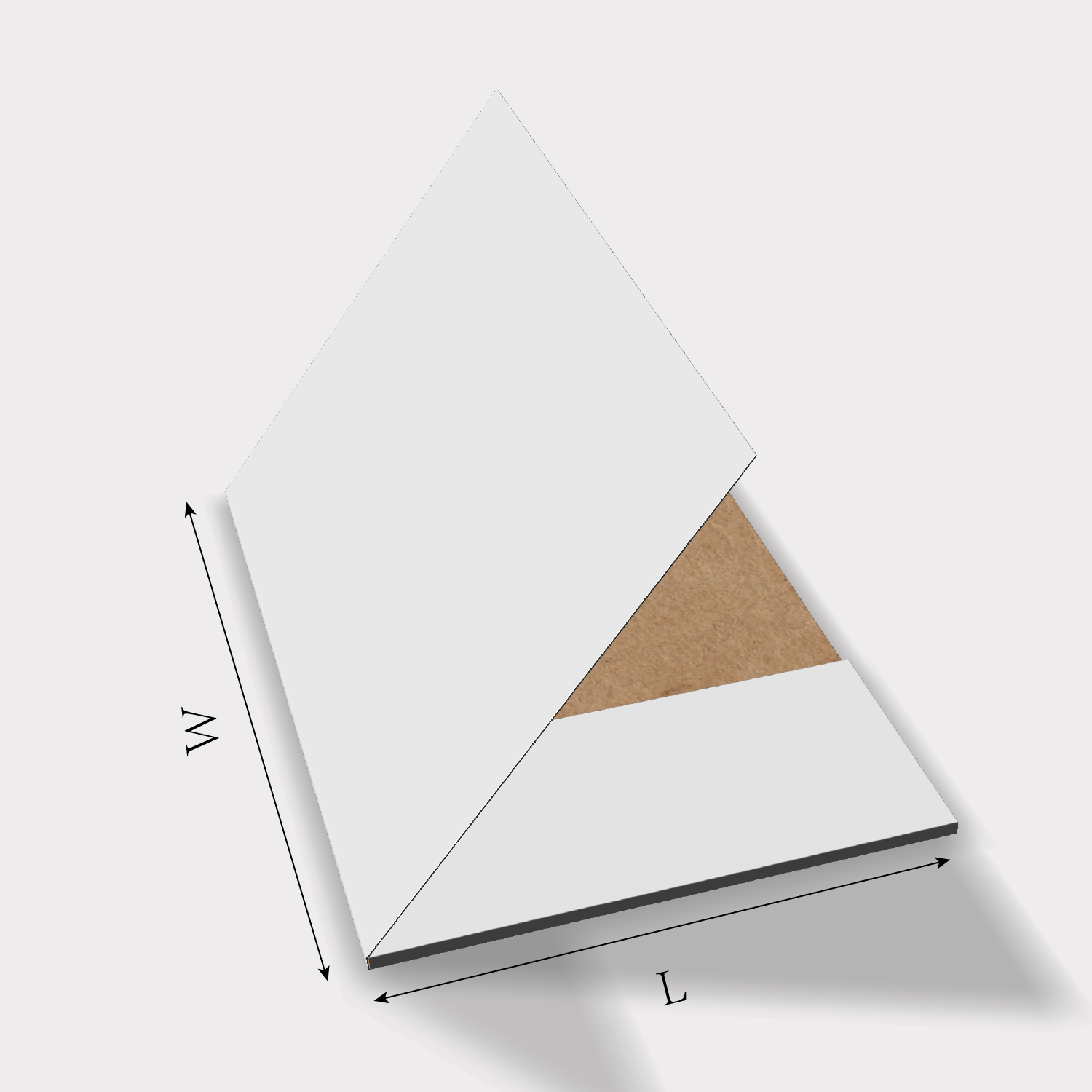 Custom envelope package type 2115 size guidelines