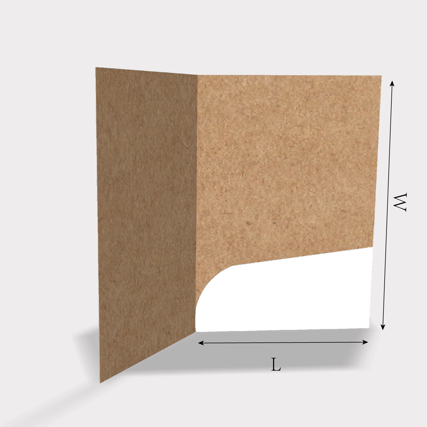 Custom envelope package type 2117 size guidelines