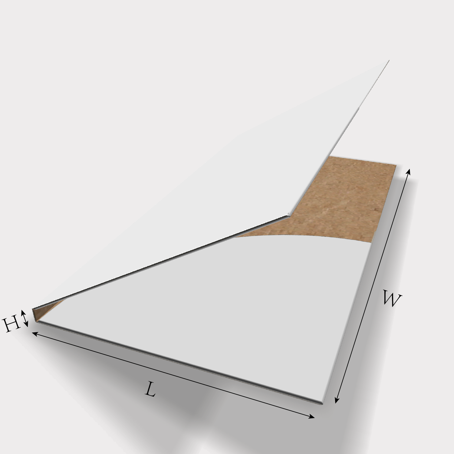 Custom envelope package type 2119 size guidelines