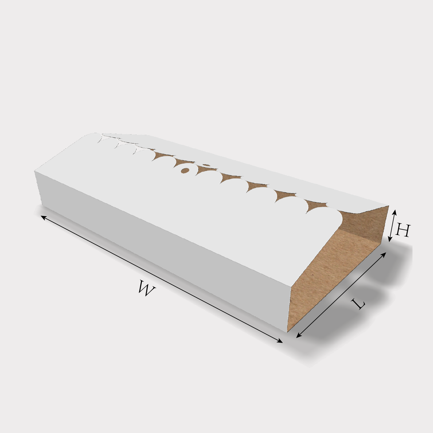 Custom envelope package type 2124 size guidelines