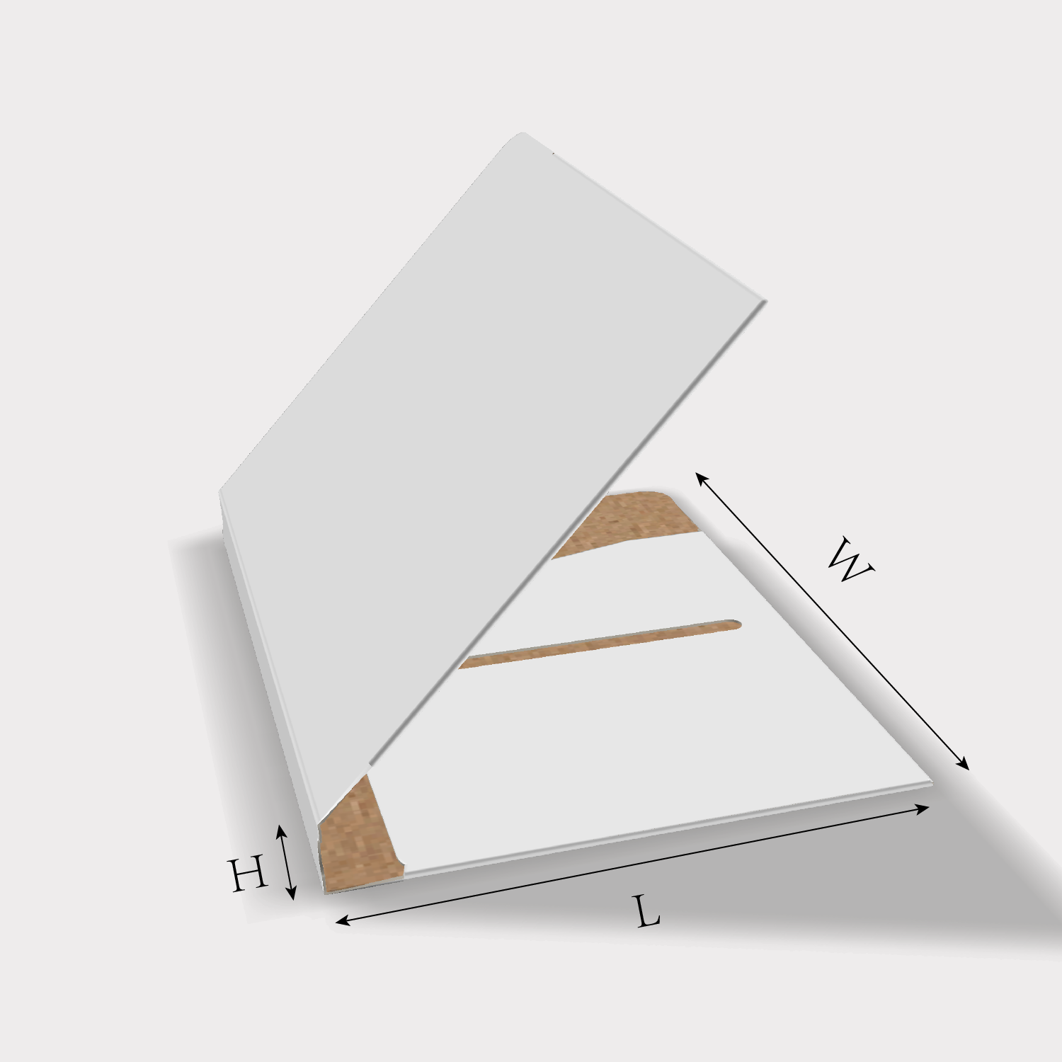 Custom envelope package type 2126 size guidelines