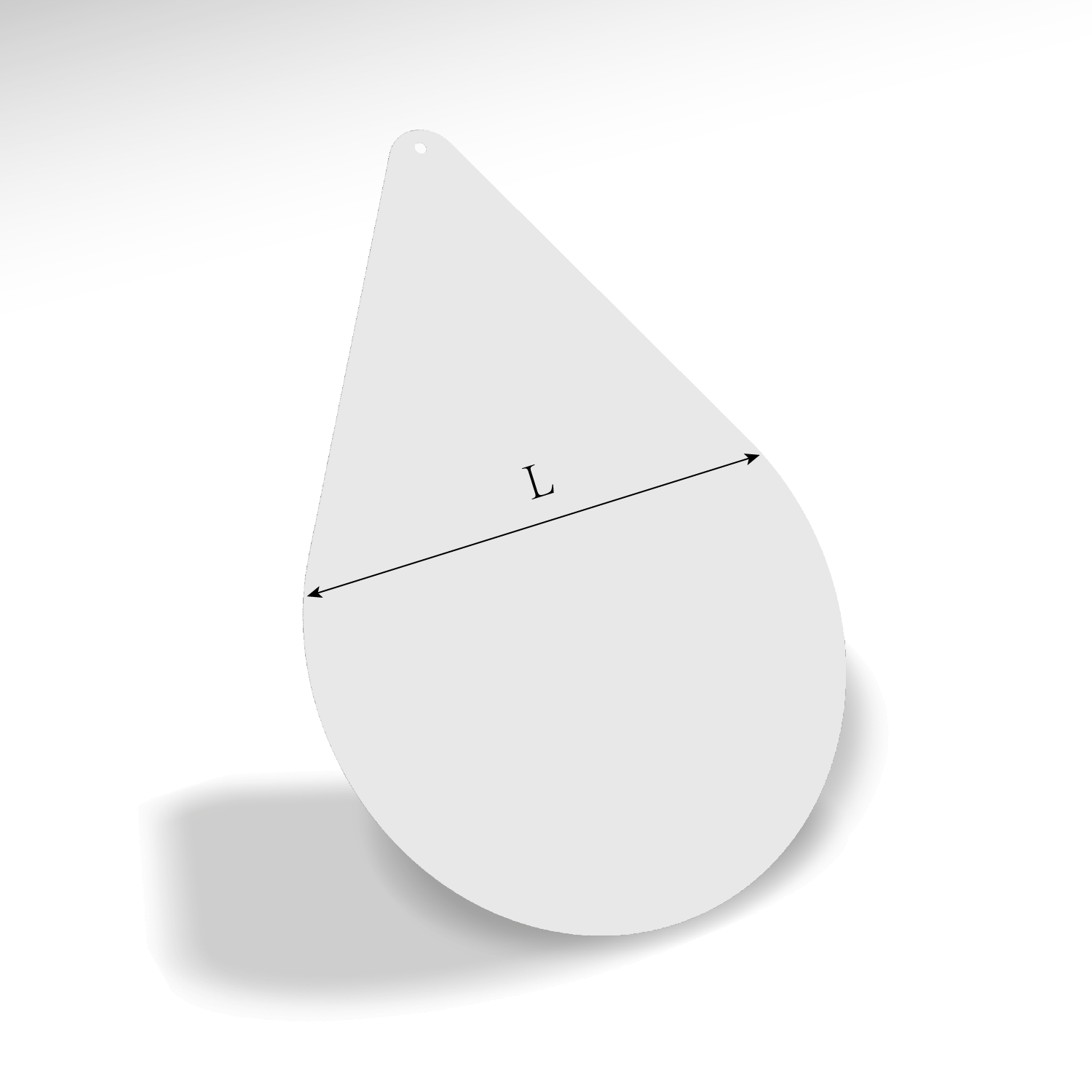 custom tag type 24013 dieline