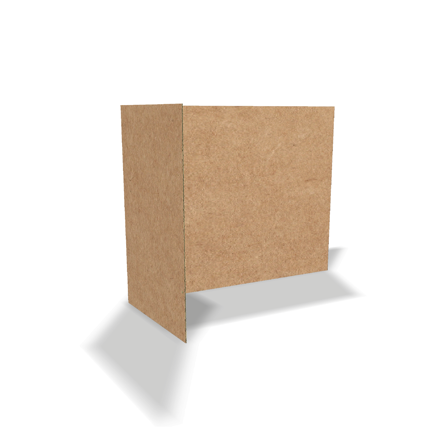 Two-dimensional FEFCO 0111 vector dieline diagram alongside a 3D folded mockup of the custom cardboard box design