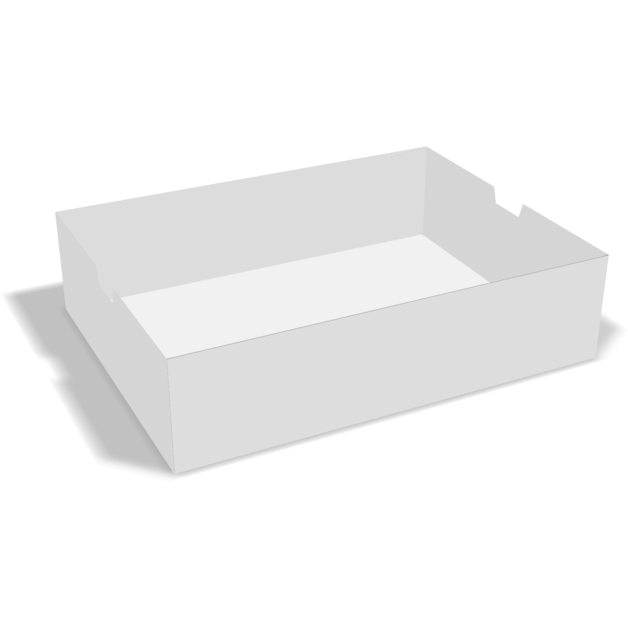  custom stapled tray mockup