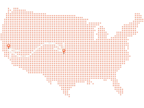 California to Kansas Auto Transport
