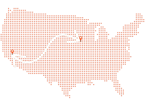 California to Iowa Auto Transport   