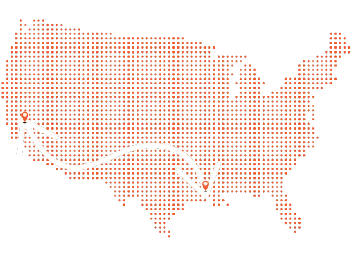 Louisiana to California Auto Transport   