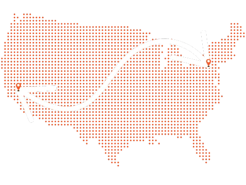 California to Pennsylvania Auto Transport