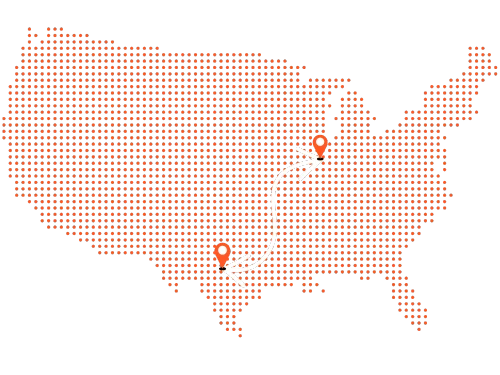 Chicago to Dallas Auto Transport