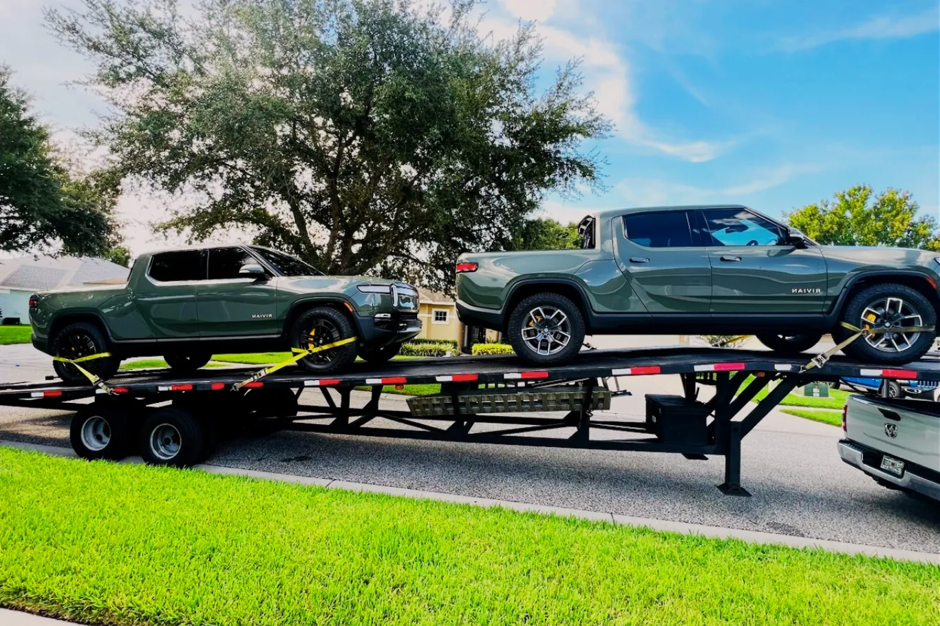 Auto shipping services for Rivian