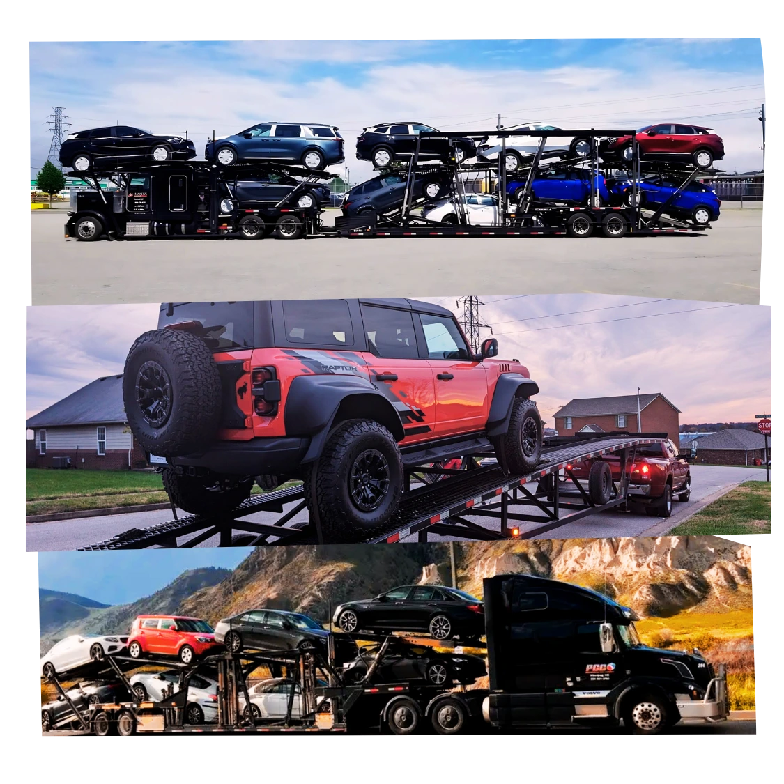 Open Auto Transport Trailer