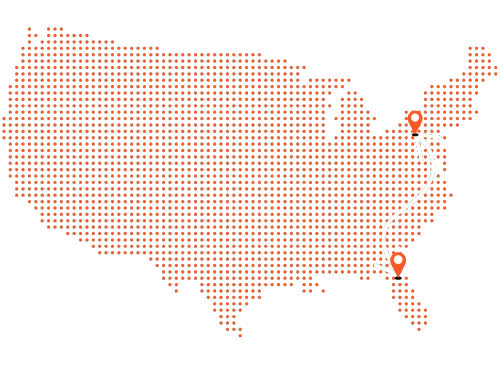 Lancaster to Orlando Auto Transport