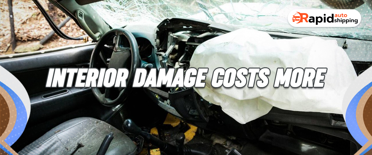 A broken car interior showing the importance of inspection of both the exterior and the interior of the car.