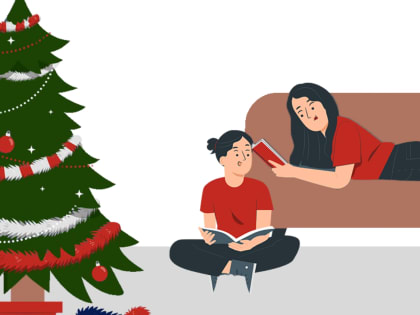 Читаем с детьми на новогодних каникулах