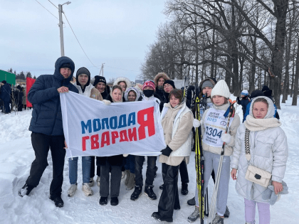 Активисты города Канаш приняли участие в «Лыжне России»