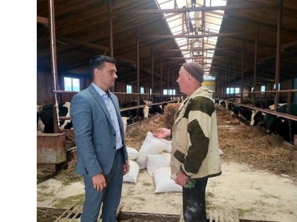 Глава Цивильского муниципального округа Алексей Иванов посетил одно из стабильно развивающихся сельскохозяйственных предприятий округа - КФХ Чиркиной Н.П.