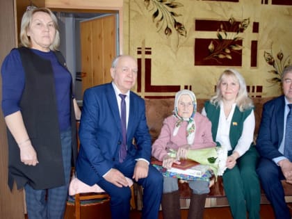 Жительница деревни Шоля Мария Ивановна Шкуськина отметила 95-летний юбилей
