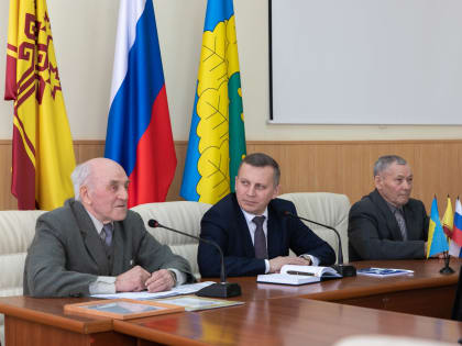 Встреча главы муниципального округа А.Н. Осипова с председателями советов ветеранов.