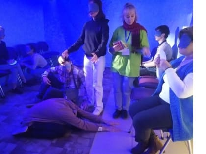 Квест «Экспедиция вслепую» проведен в Спецбиблиотеке имени Л.Н. Толстого для будущих педагогов