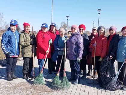 8 апреля в г. Ядрин проведен очередной экологический субботник