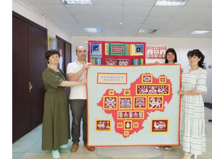 Участник фестиваля «Вышитая Россия» в Чувашии - Калужская область