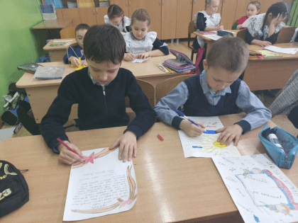 Обучающиеся МБОУ «Яльчикская СОШ» приняли активное участие во Всероссийской акции «Письмо солдату»