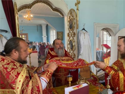 Торжества по случаю храмового праздника в честь святых мученик Адриана и Наталии в селе Шоршелы