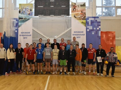 Разыграны награды чемпионата Ибресинского округа по волейболу среди мужских команд
