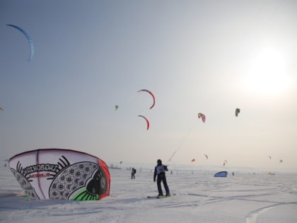 Соревнования по сноукайтингу «Камаево поле» состоялись!