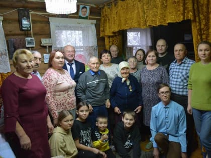 Свой 95-летний юбилей отмечает житель деревни Синьял-Яуши Павел Владимирович Владимиров