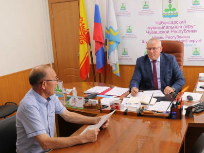 Рабочая встреча с главой КФХ Плотниковым Юрием Ильичом