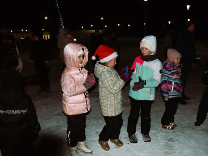 Новогоднее представление «В снежном царстве в снежном государстве Дед Мороз сдает ГТО».