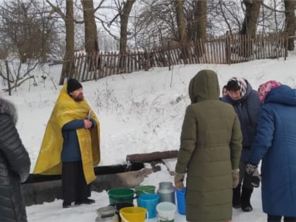 Освящение источников во II благочинном округе