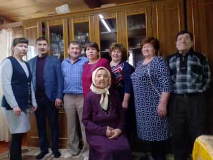 95-летие отметила труженица тыла Людмила Якимова