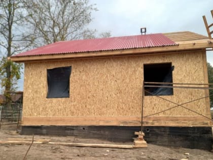 Нацпроект «Здравоохранение»:  в деревне Чураккасы  продолжается  строительство нового фельдшерско-акушерского пункта