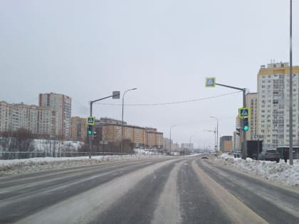 На бульваре Солнечный установлены новые светофоры