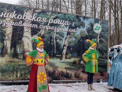 В Новочебоксарске в Ельниковской роще отпраздновали Масленицу