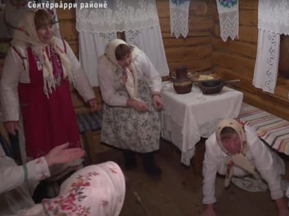 Cвятки на родине космонавта-3 Андрияна Николаева